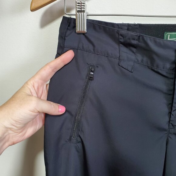L-RL RALPH LAUREN ACTIVE Water Resistant 31" Golf Pants Splash Black Women's 4 - Picture 2 of 14